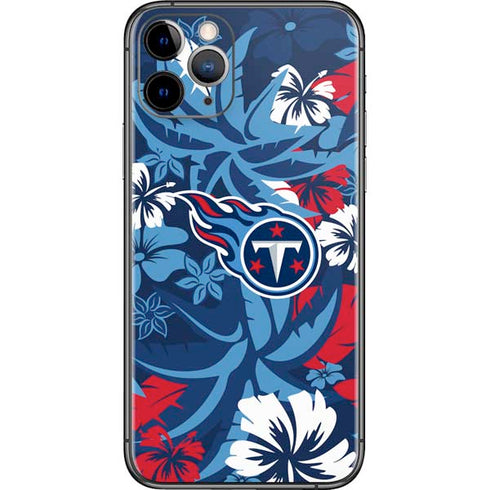 NFL Tennessee Titans Tropical Print iPhone 11 Pro Skin