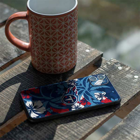 NFL Tennessee Titans Tropical Print iPhone 11 Skin