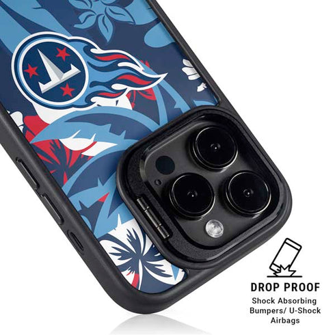 NFL Tennessee Titans Tropical Print iPhone 13 Pro Kickstand Case