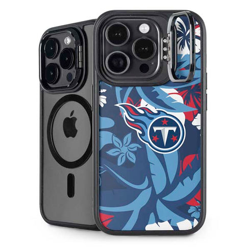 NFL Tennessee Titans Tropical Print iPhone 14 Pro Max Kickstand Case