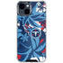 NFL Tennessee Titans Tropical Print iPhone 15 Clear Case