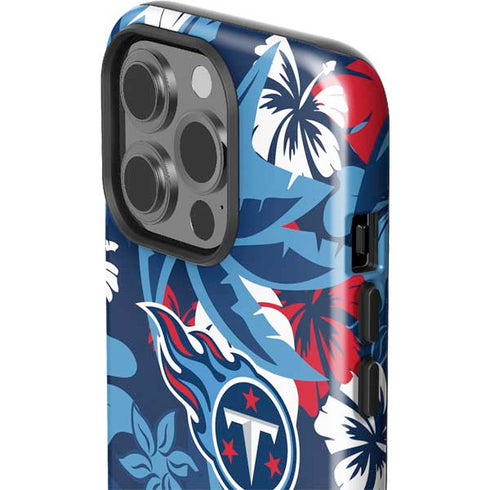 NFL Tennessee Titans Tropical Print iPhone 15 Pro Impact Case