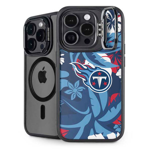 NFL Tennessee Titans Tropical Print iPhone 15 Pro Max Kickstand Case