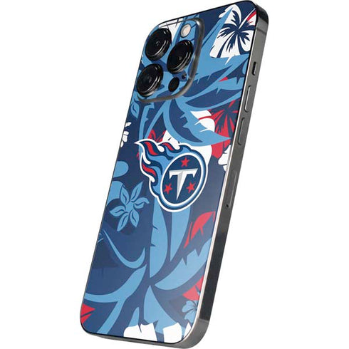 NFL Tennessee Titans Tropical Print iPhone 15 Pro Max Skin