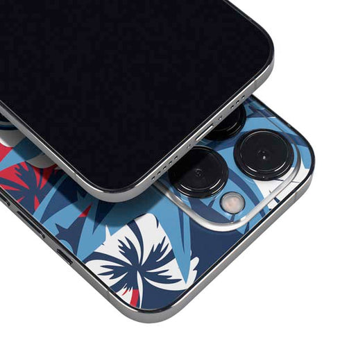 NFL Tennessee Titans Tropical Print iPhone 15 Pro Max Skin