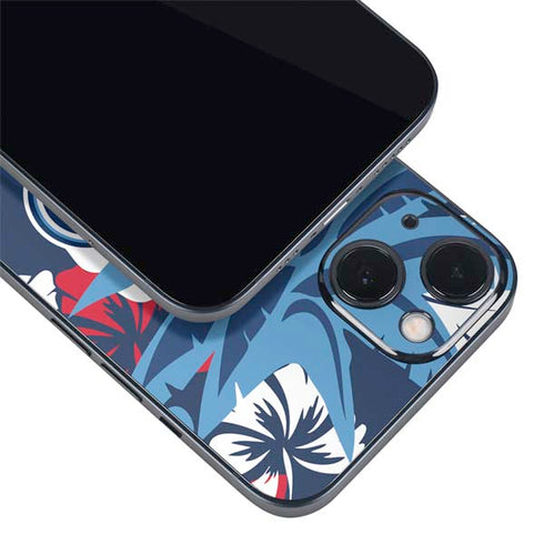 NFL Tennessee Titans Tropical Print iPhone 15 Skin