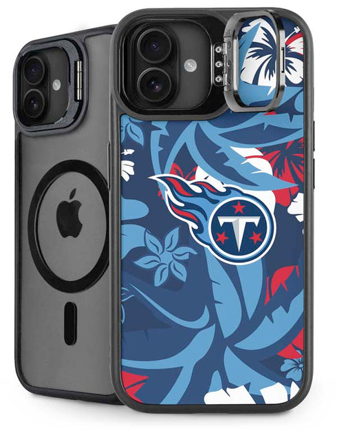 NFL Tennessee Titans Tropical Print iPhone 16 Kickstand Case