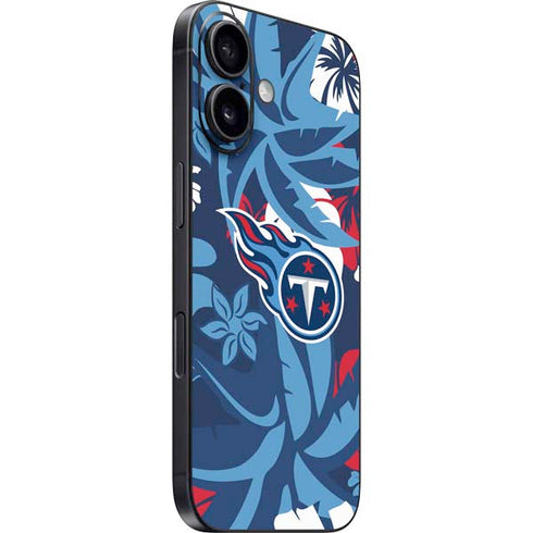 NFL Tennessee Titans Tropical Print iPhone 16 Plus Skin