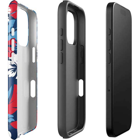 NFL Tennessee Titans Tropical Print iPhone 16 Pro Impact Case