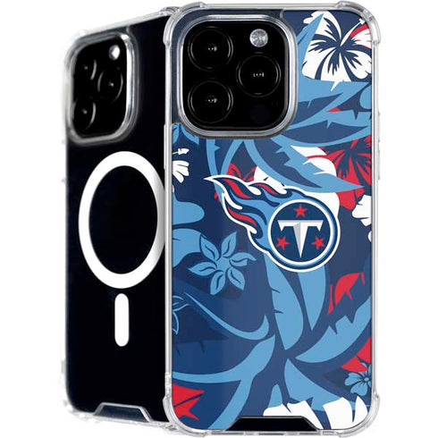 NFL Tennessee Titans Tropical Print iPhone 16 Pro MagSafe Case