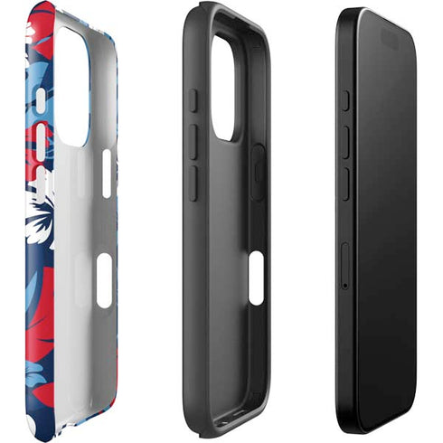 NFL Tennessee Titans Tropical Print iPhone 16 Pro Max Impact Case