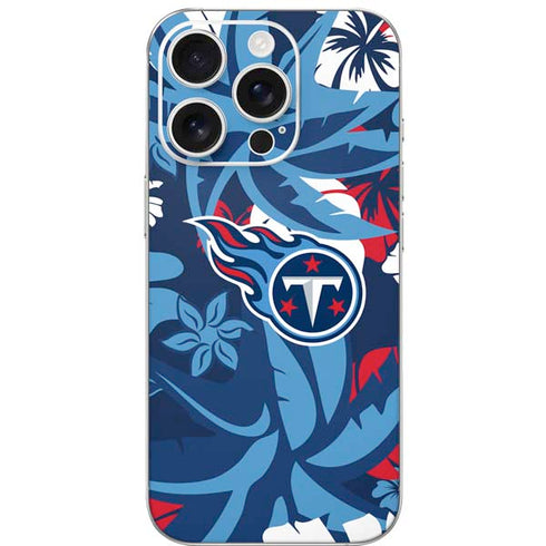 NFL Tennessee Titans Tropical Print iPhone 16 Pro Skin