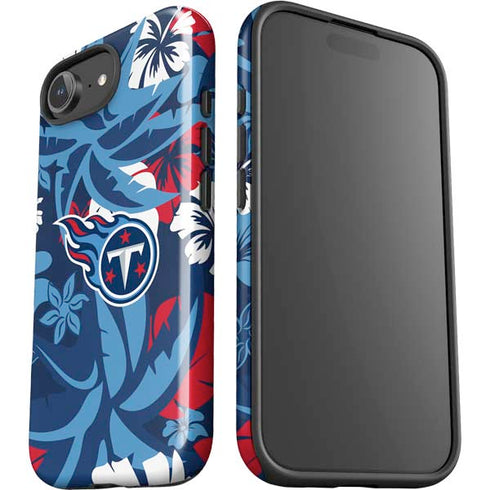 NFL Tennessee Titans Tropical Print iPhone 16e Impact Case