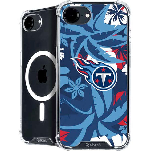 NFL Tennessee Titans Tropical Print iPhone 16e MagSafe Case