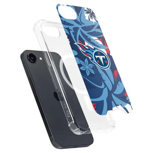 NFL Tennessee Titans Tropical Print iPhone 16e MagSafe Case