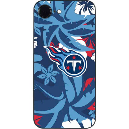 NFL Tennessee Titans Tropical Print iPhone 16e Skin