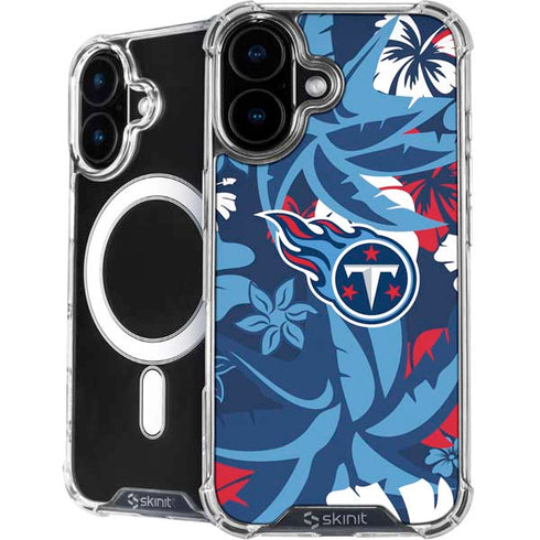 NFL Tennessee Titans Tropical Print iPhone 17 MagSafe Case