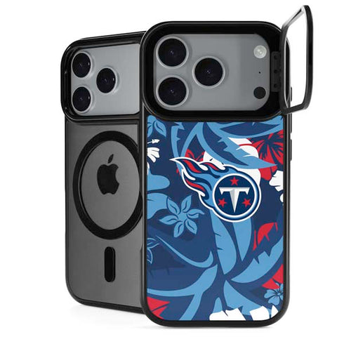 NFL Tennessee Titans Tropical Print iPhone 18 Pro Kickstand Case