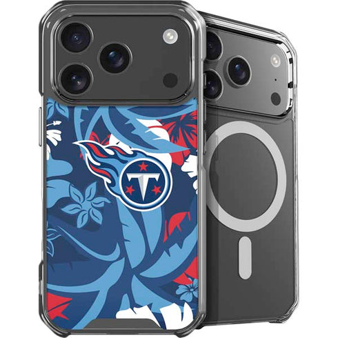 NFL Tennessee Titans Tropical Print iPhone 18 Pro MagSafe Case