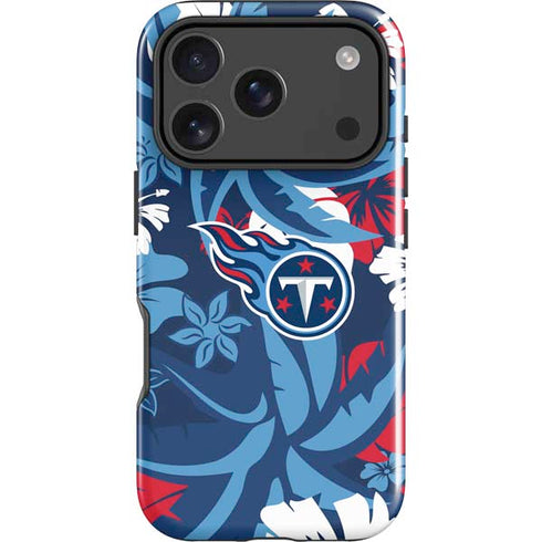 NFL Tennessee Titans Tropical Print iPhone 18 Pro Max Impact Case
