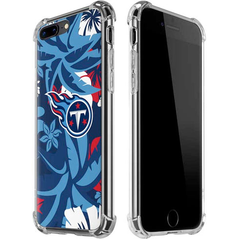 NFL Tennessee Titans Tropical Print iPhone Cases