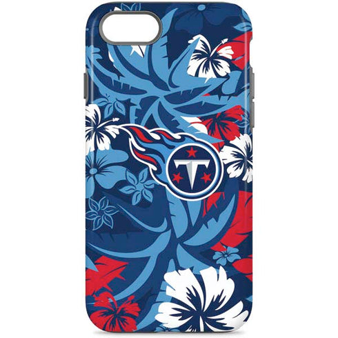 NFL Tennessee Titans Tropical Print iPhone 8 Pro Case