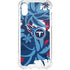 NFL Tennessee Titans Tropical Print iPhone XS Clear Case