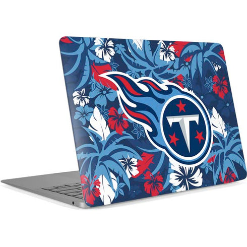 NFL Tennessee Titans Tropical Print Apple MacBook Air Skin