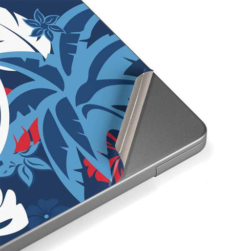 NFL Tennessee Titans Tropical Print Apple MacBook Pro 14-inch Skin