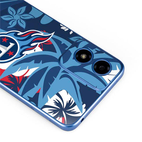 NFL Tennessee Titans Tropical Print Moto G Play 4G (2024) Skin
