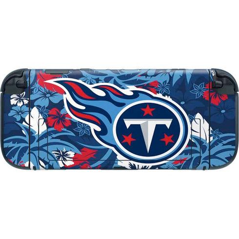 NFL Tennessee Titans Tropical Print Nintendo Switch 2 (2025) with Joy-Con Skin