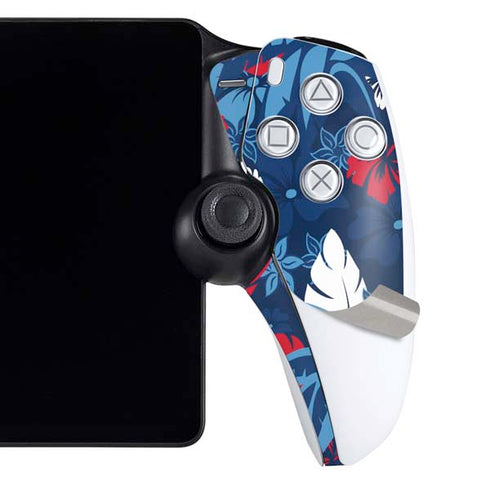 NFL Tennessee Titans Tropical Print PlayStation Portal Remote Player Skin