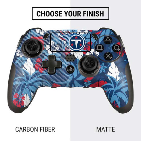 NFL Tennessee Titans Tropical Print PlayStation Scuf Vantage 2 Controller Skin