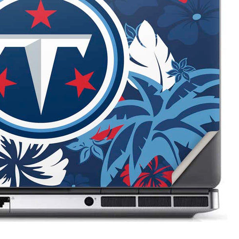 NFL Tennessee Titans Tropical Print Dell Precision Skin