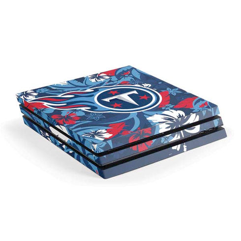 NFL Tennessee Titans Tropical Print PlayStation PS4 Skins