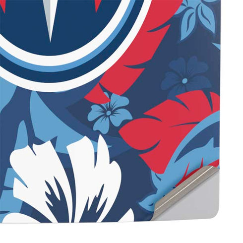 NFL Tennessee Titans Tropical Print PS5 Pro Console Skin