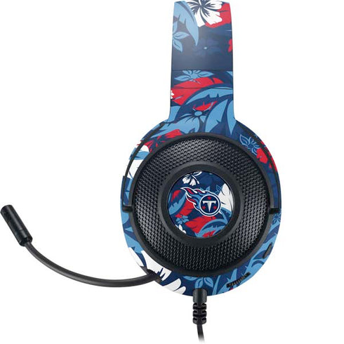 NFL Tennessee Titans Tropical Print Razer Kraken X Skin