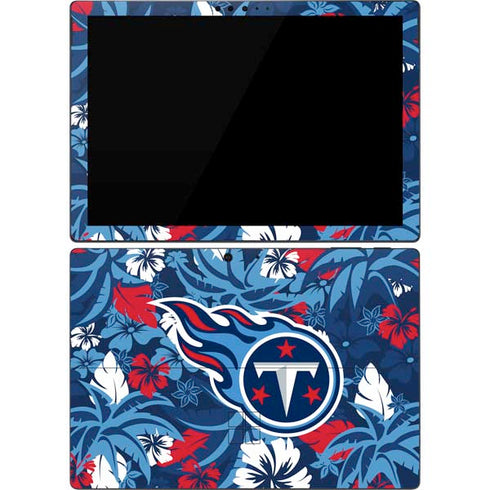 NFL Tennessee Titans Tropical Print Surface Pro 7 Skin