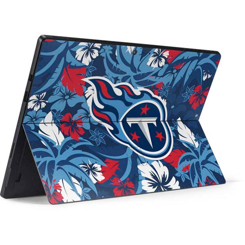 NFL Tennessee Titans Tropical Print Surface Pro 7 Skin