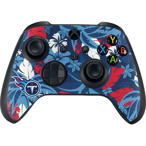 NFL Tennessee Titans Tropical Print Xbox Series X Skins