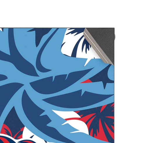 NFL Tennessee Titans Tropical Print XBox Series X Digital Edition Console Skin
