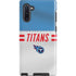 NFL Tennessee Titans White Striped Galaxy Cases
