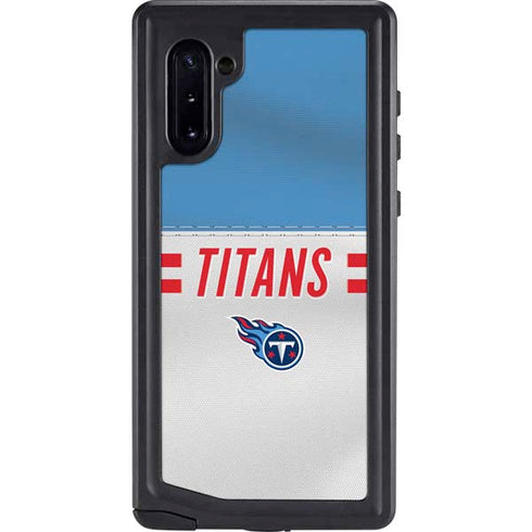 NFL Tennessee Titans White Striped Galaxy Cases
