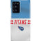NFL Tennessee Titans White Striped Galaxy Note20 Ultra 5G Lite Case