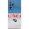 NFL Tennessee Titans White Striped Galaxy Note20 Ultra 5G Skin