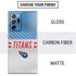 NFL Tennessee Titans White Striped Galaxy Note20 Ultra 5G Skin