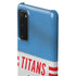 NFL Tennessee Titans White Striped Galaxy S20 Lite Case
