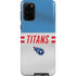 NFL Tennessee Titans White Striped Galaxy S20 Plus Pro Case
