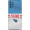 NFL Tennessee Titans White Striped Galaxy S20 Plus Skin