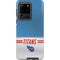 NFL Tennessee Titans White Striped Galaxy S20 Ultra 5G Pro Case